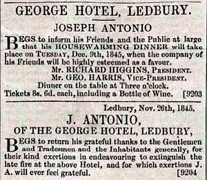 Antonio at the George