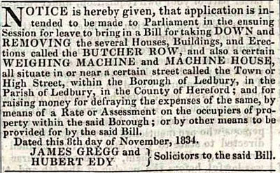 Parliament Act Notice