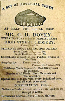 Dovey Dentist Advert