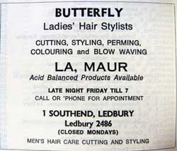 Butterfly Advert