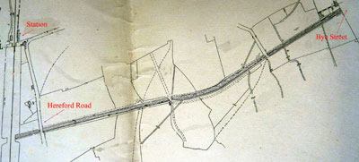 Bridge Street to Hereford Road 1871