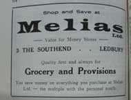 Melias Advert