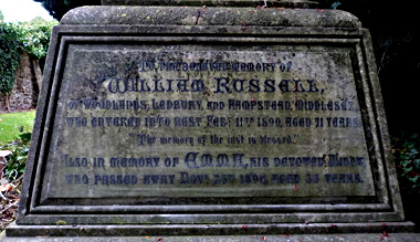 Russell Inscription