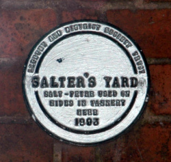 Salt alley plaque