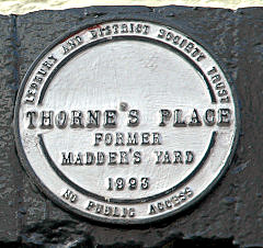 Thornes Plaque