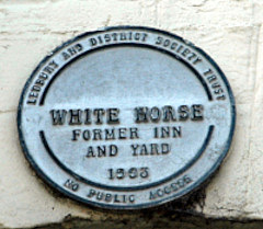 White Horse Plaque